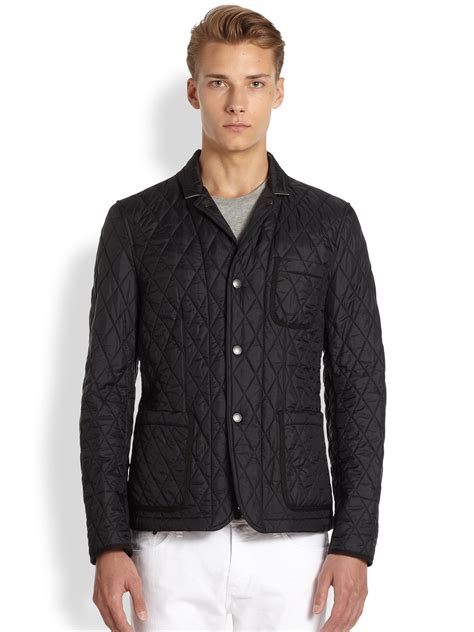 burberry blazer for men|Burberry quilted jacket men's.